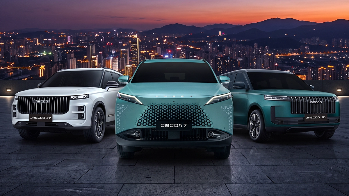 JAECOO J7, OMODA 7, and JAECOO J6 featured with the HBL Car Loan offer